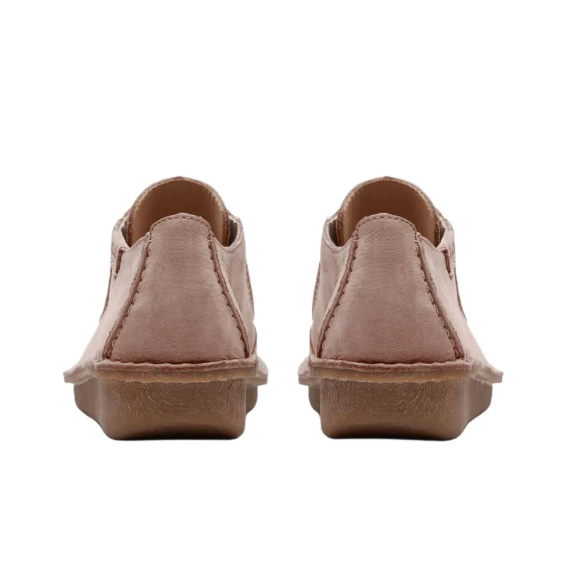 Clarks Funny Dream Low Top Casual Shoes Women's Light Pink-4