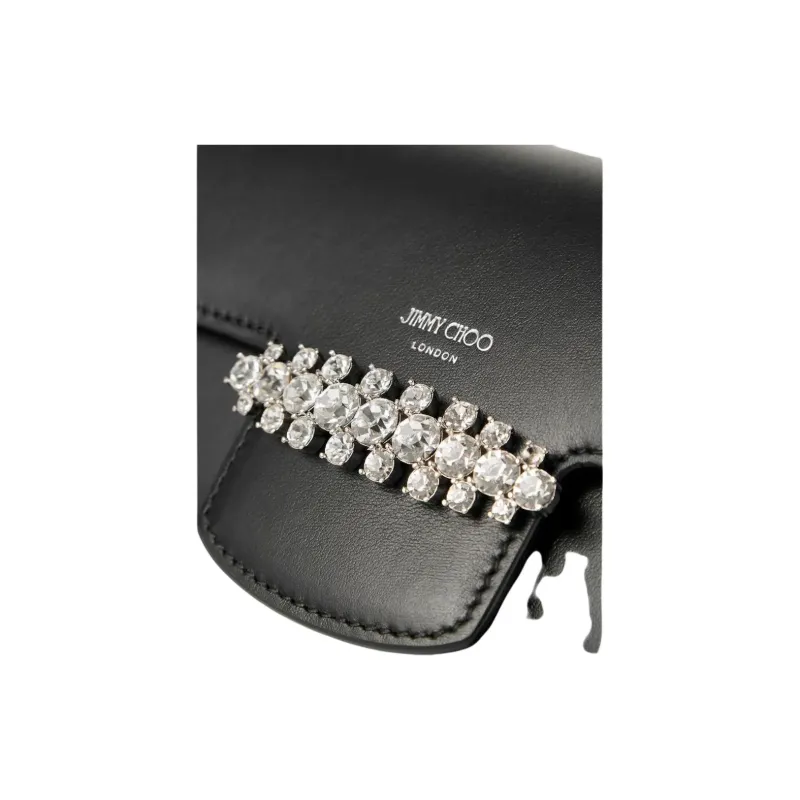 Jimmy Choo Bing Crystal embellished Wallet on chain-4
