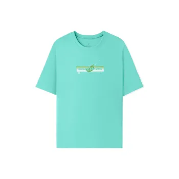 Skechers T Shirt Unisex Pink Green 000U