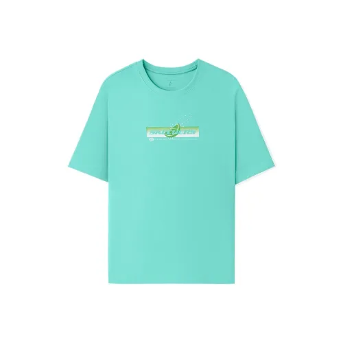 Skechers T Shirt Unisex Pink Green 000U