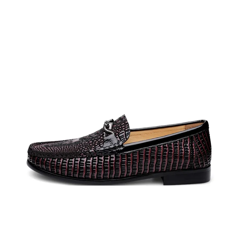 BAGE Gommino Loafers Unisex Black-0