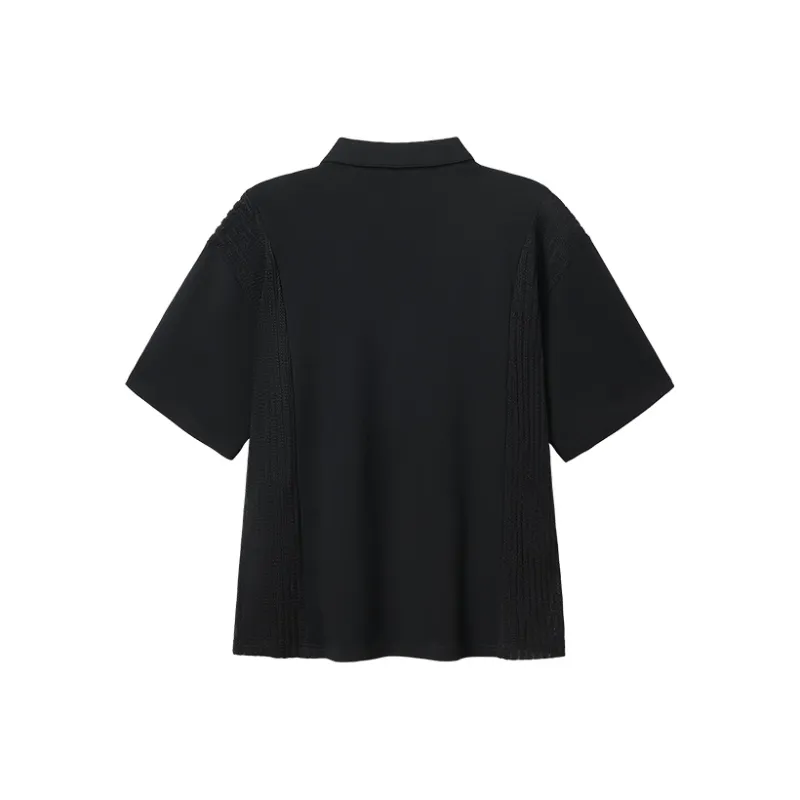 WAYNEXZAVIER Polo Shirts Men Black-1