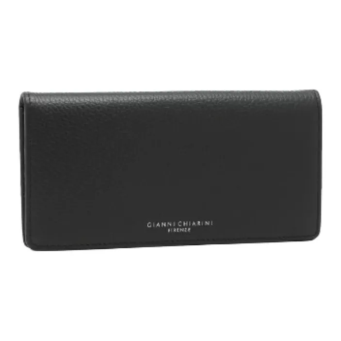 GIANNI CHIARINI Leather Wallet Women's Black-1