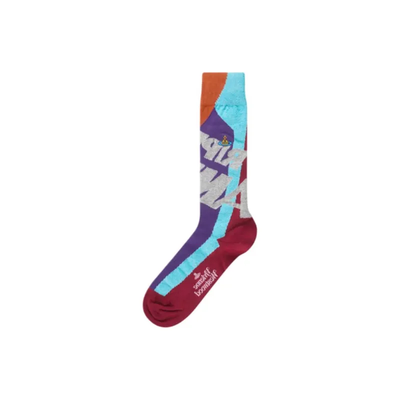 Vivienne Westwood Mid Calf Socks Women's 1 Pack Multicolor-1
