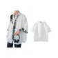 White[Free Chanel-Inspired Tie]+260G 100% cotton T-Shirt