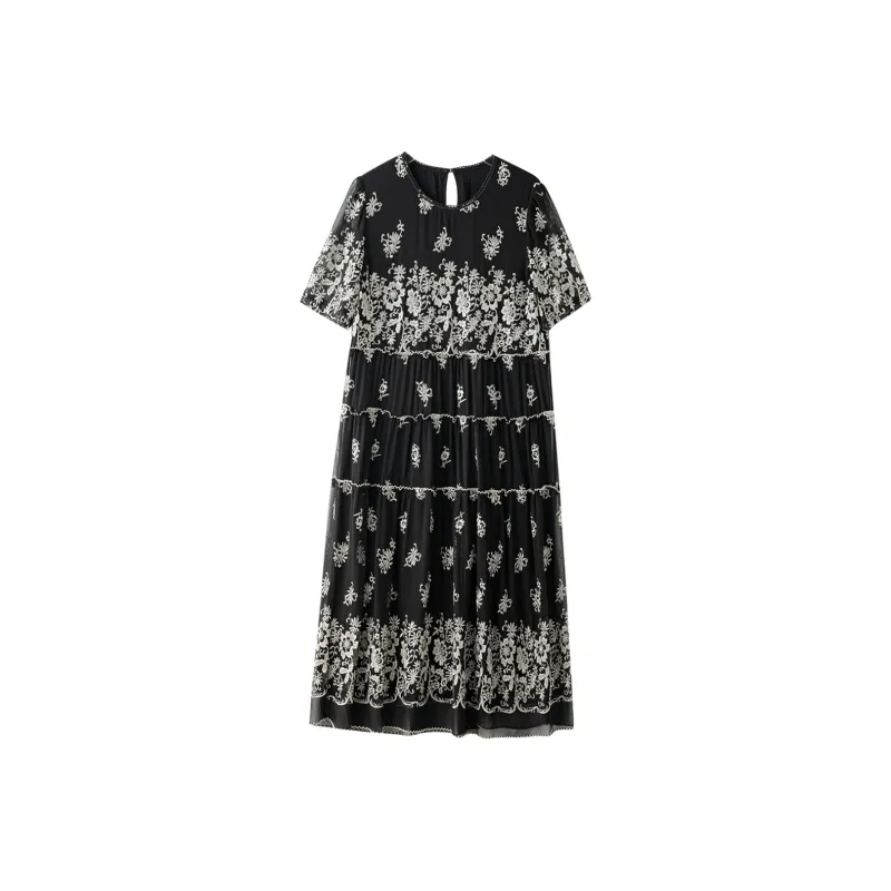 To The West Short Sleeved Dress Women's-2