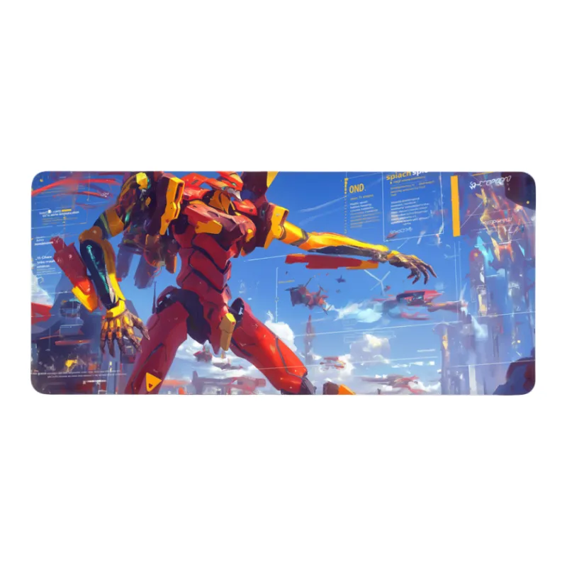 DANYIN Extra Large Evangelion Table Mats EVA Esports Computer Keyboard Pad Men's Thickened Home Mouse Pad Mouse Pads-6