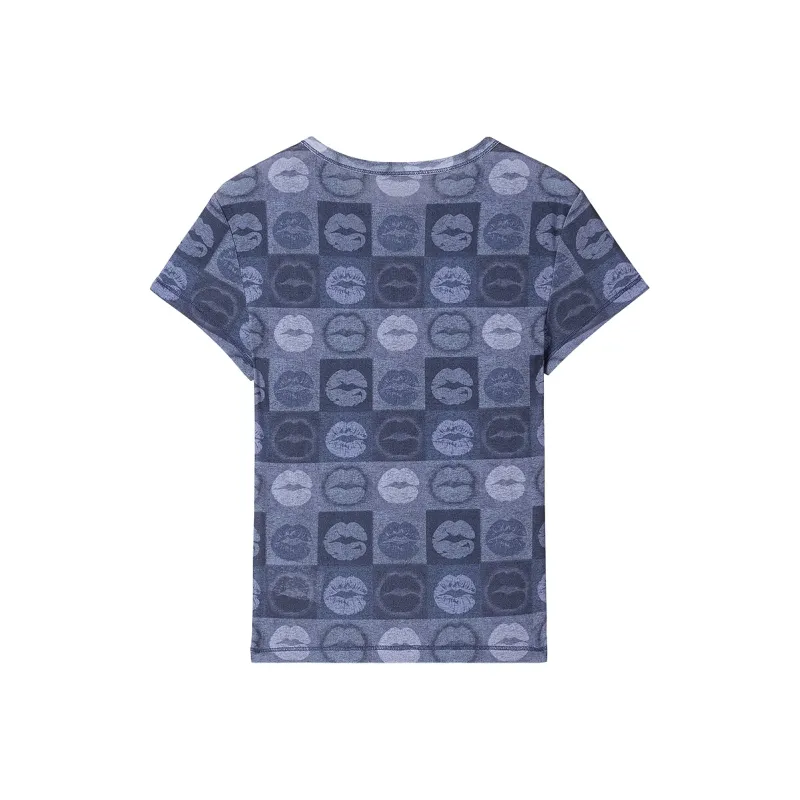 Miss Sixty T Shirts Women's Midnight Royal Blue-1