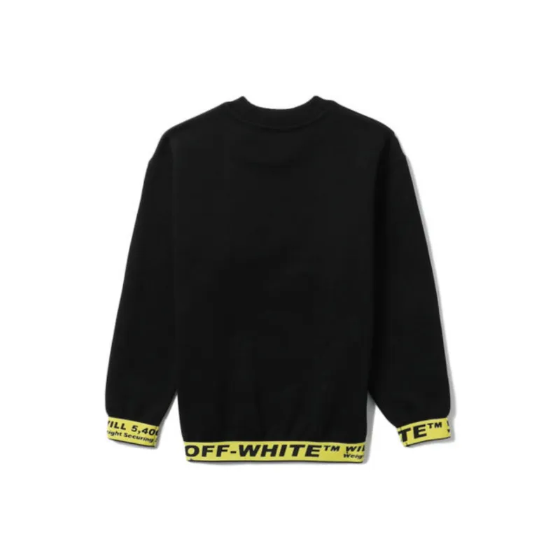 OFF WHITE Sweatshirts Unisex Black-1