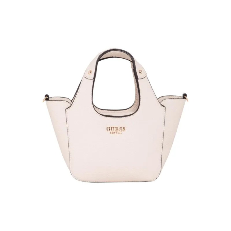 GUESS Artificial Leather Tote Bag, Shopping Bag, Combo Bag, Handbag Women's White-1