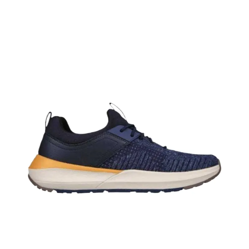 Skechers Neville Calhan Slip Resistant Low Top Casual Shoes Men's Blue-1