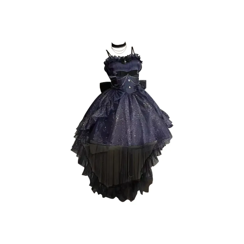 GUOZHEN Slip Dresses Women's-5