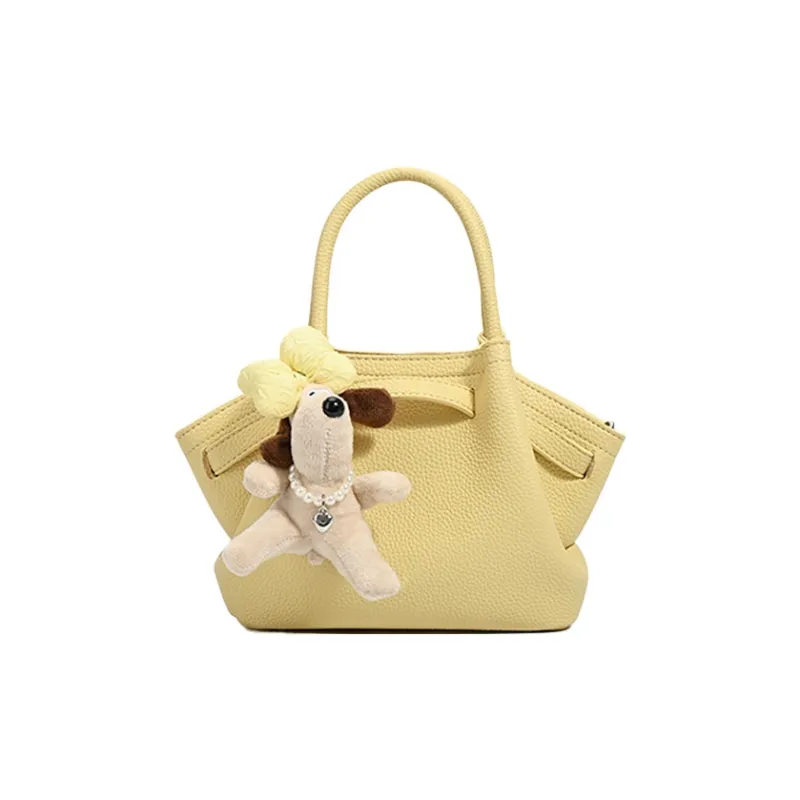 Yalu PU Crossbody One Shoulder Handbag Women's Yellow-0