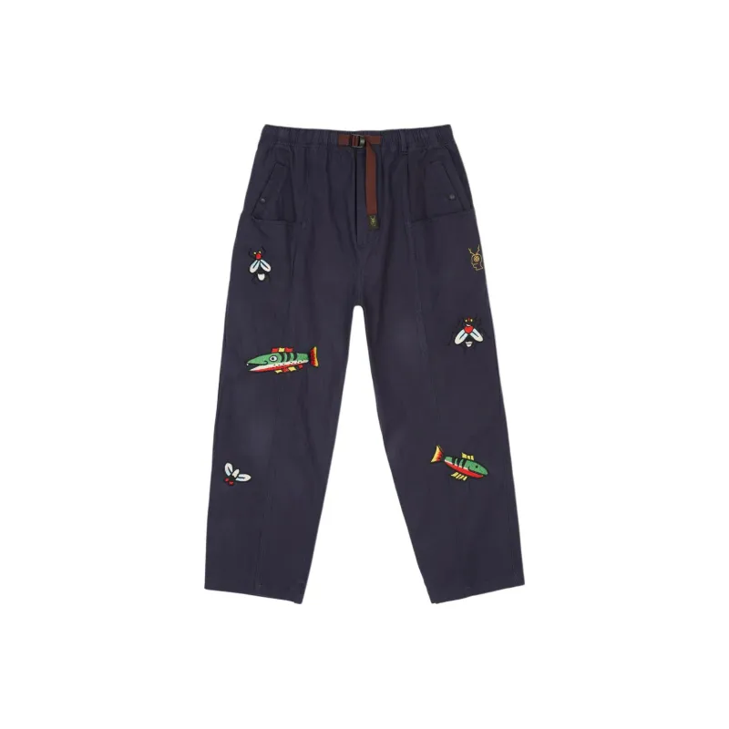 South2 West8 X Brain Dead Casual Pants Unisex Gray Green-0