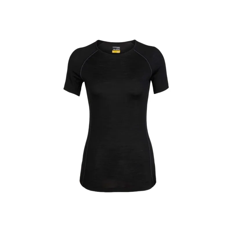 Icebreaker Raglan Sleeve T Shirt Women's Black-0
