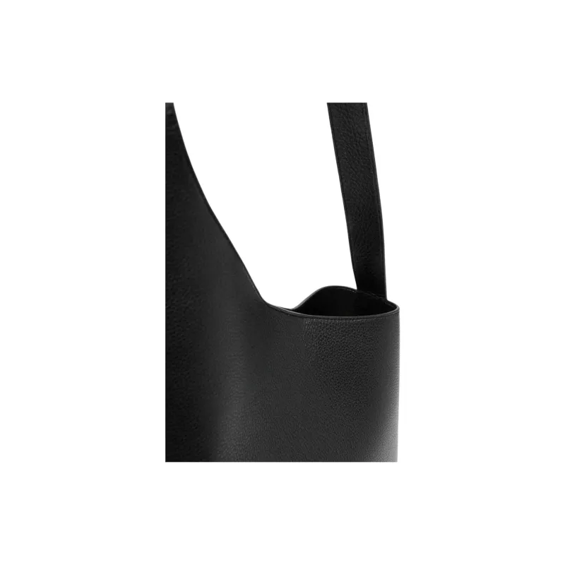 AESTHER EKME Calfskin Shoulder Bag Women's Black-3