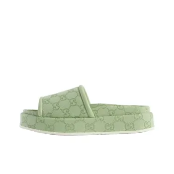 GUCCI Slide Slippers Women's Green