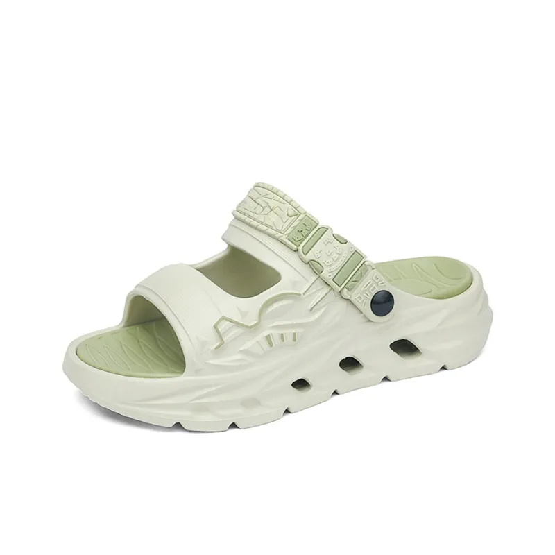 HACKBUTEER Beach Sandals Men Gray/Green/Beige/Brown/Black/Purple-4
