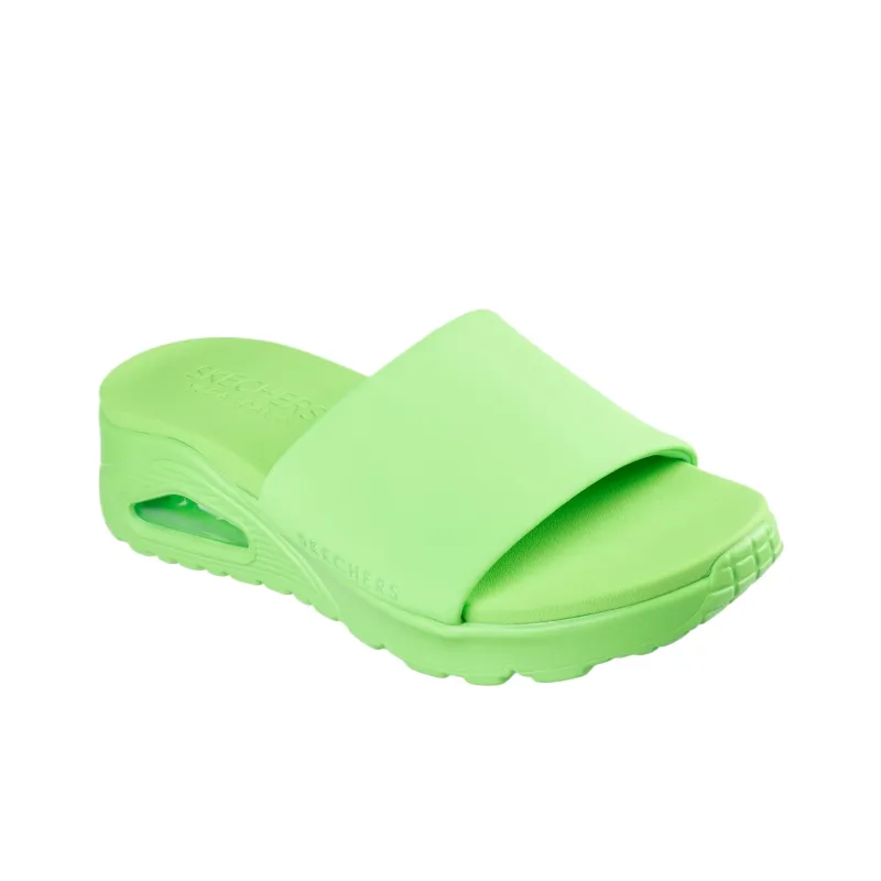 Skechers Uno Slide Slippers Women's Green-2
