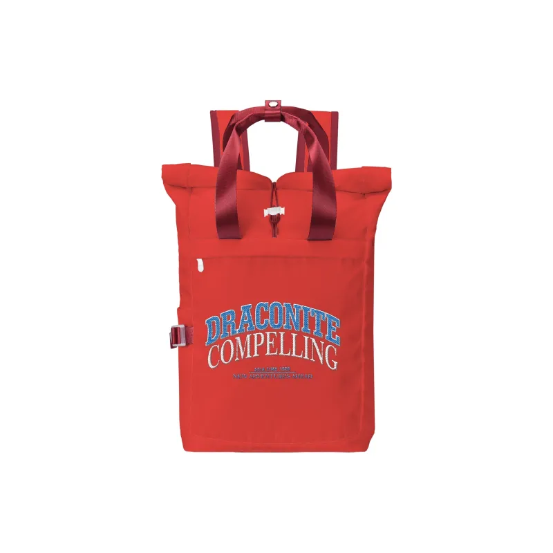 DRACONITE Polyester Backpack Unisex Red-17