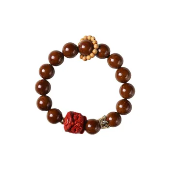 HANCANG Purple Gold Rat Bodhi Bracelets Men's