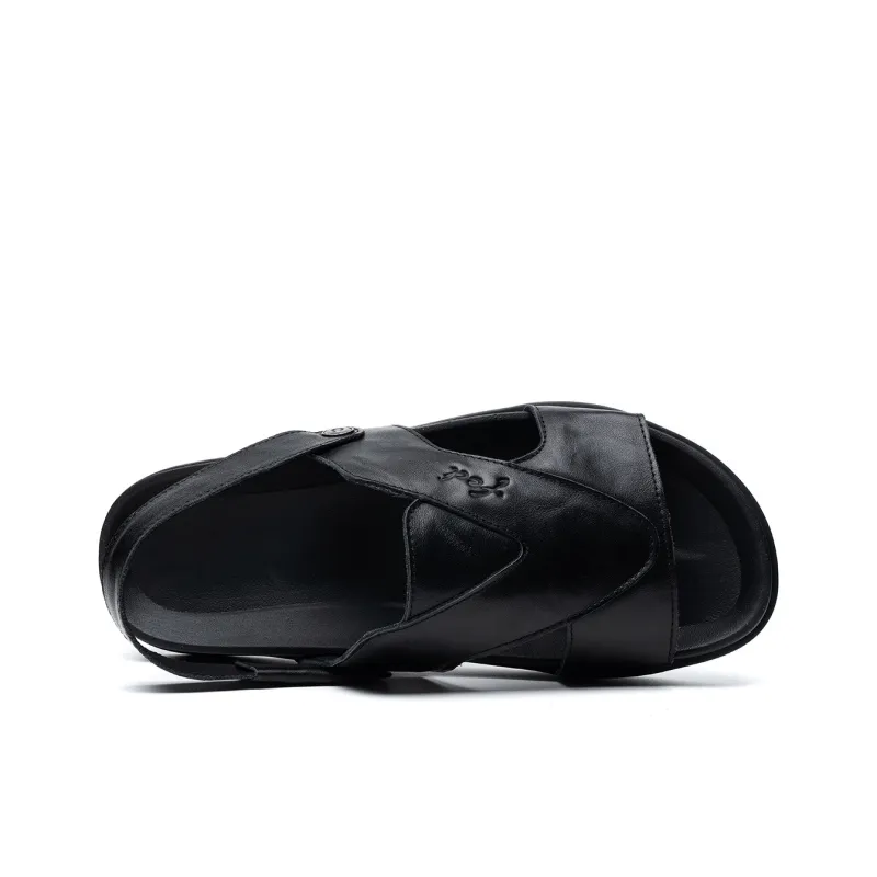 FED Beach Sandals Men Black-4