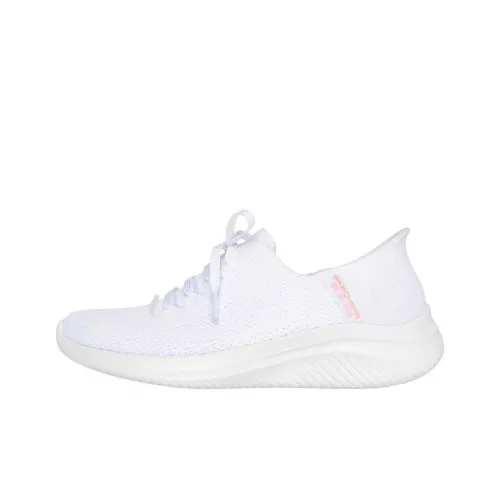 Skechers Ultra Flex 3.0 Low Top Casual Shoes Women's White