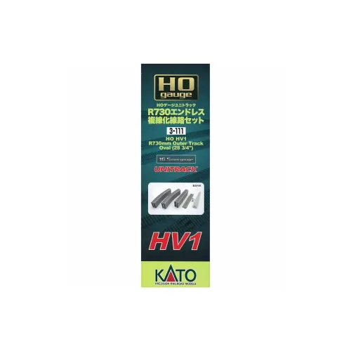KATO HO Gauge Unitrack HV1 R730 Endless Loop Track Clothing Sets 3 111 Track Clothing Sets Model Accessories