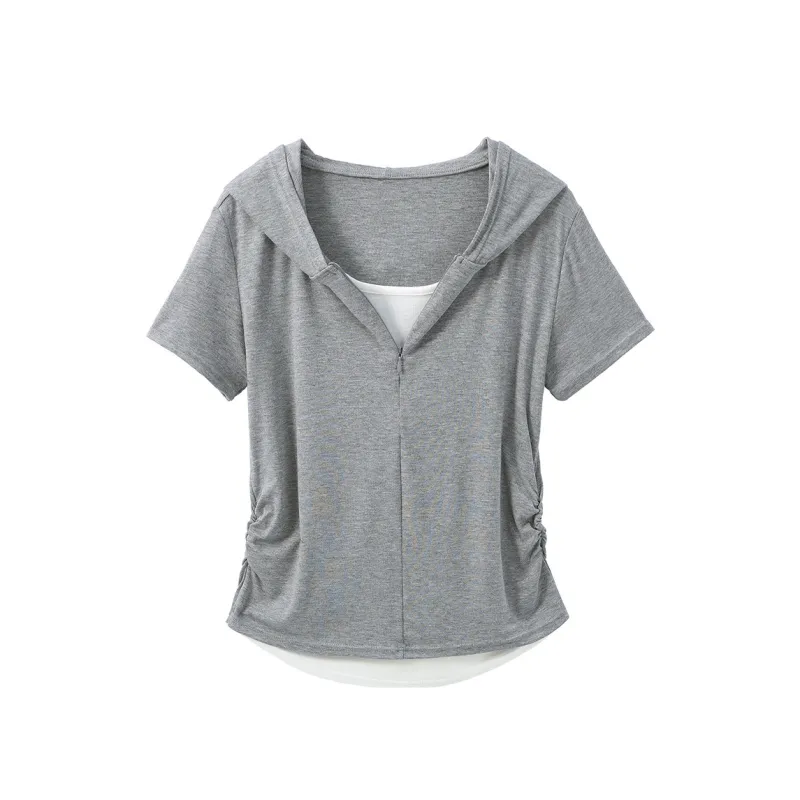 TOUCH T Shirts Women's Gray-0