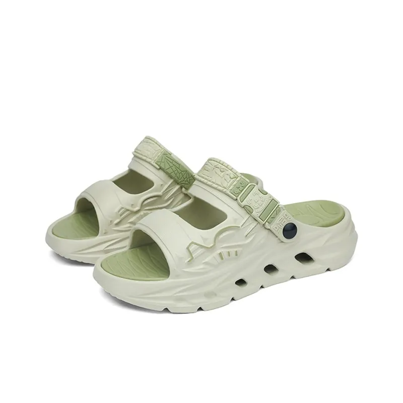 HACKBUTEER Beach Sandals Men Gray/Green/Beige/Brown/Black/Purple-5