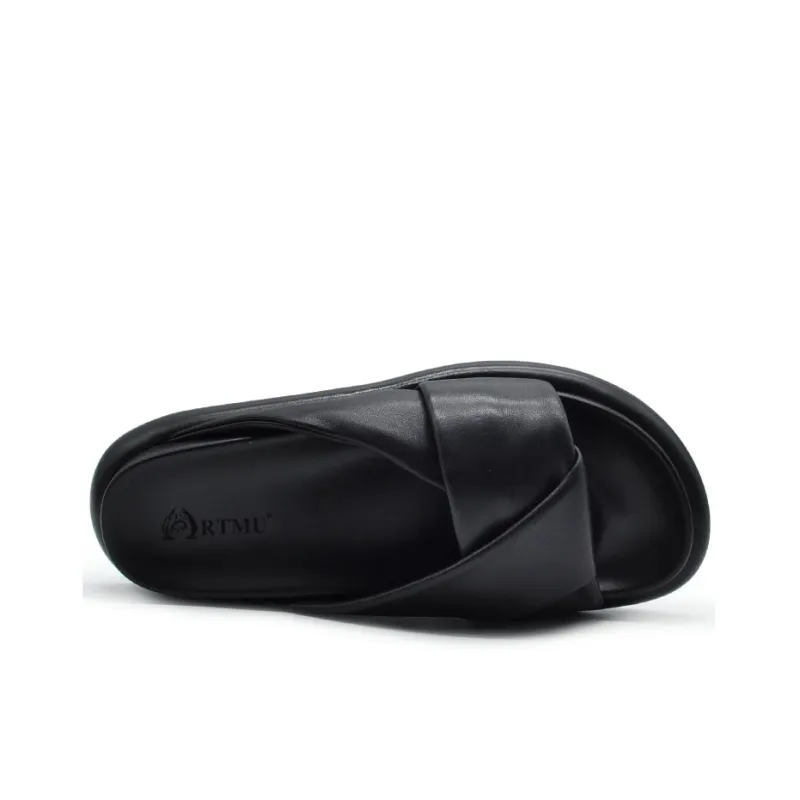 ARTMU Rubber Sole Slip Resistant Slide Slippers Women's-9