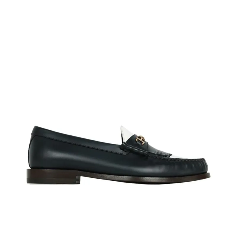 CELINE Luco Triope Loafers Men's Dark Green-1