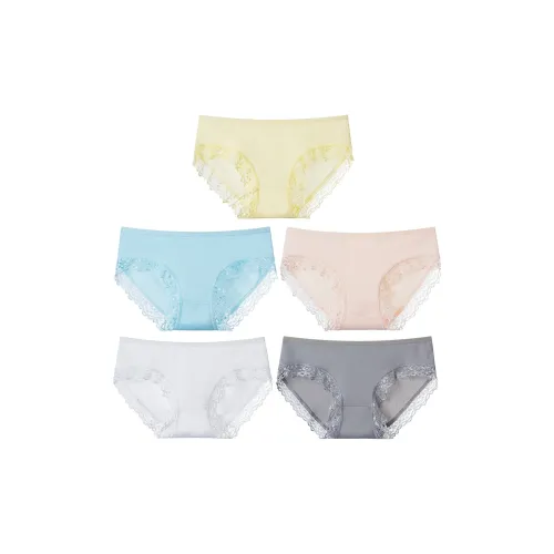 Flowers In Water Underpants Women's 5 Pack