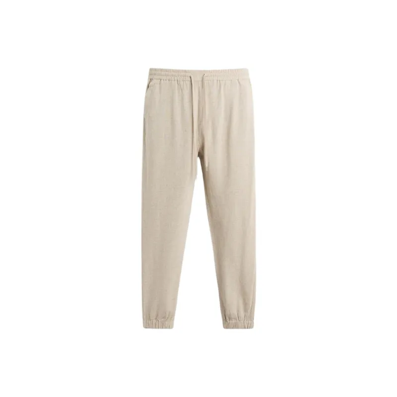 ZARA Casual Pants Men Light Beige-0