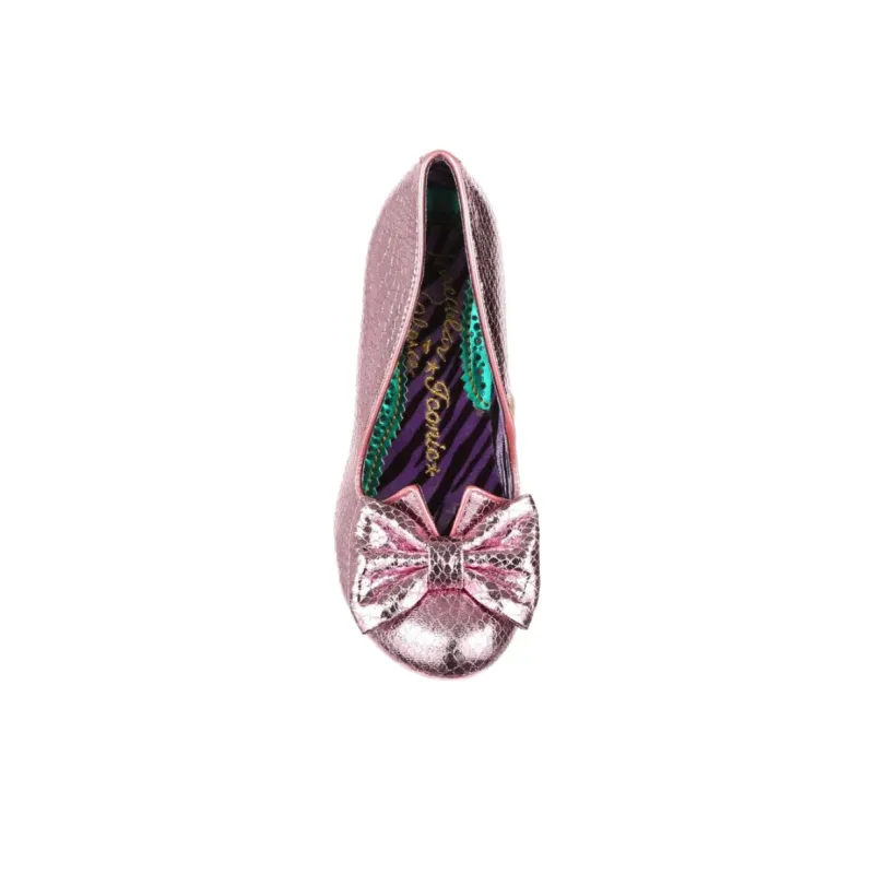 IRREGULAR CHOICE Just In Time Chunky Heel High Heels 9.2cm Women's Pink-4