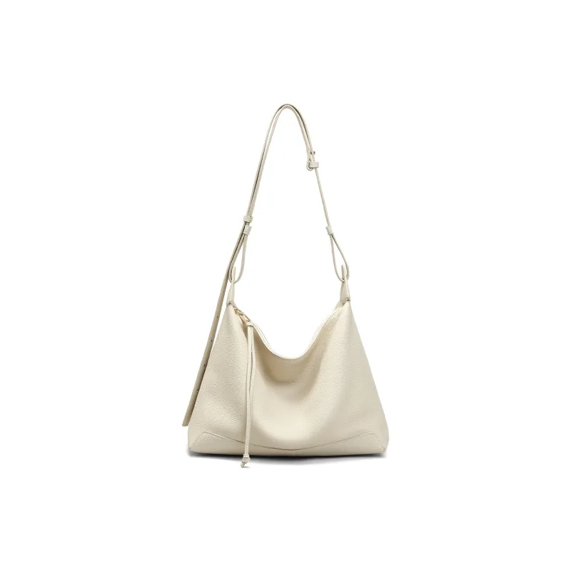 C°BANNER Cow Leather One Shoulder Crossbody Tote Tubas Women's Elephant Gray-8