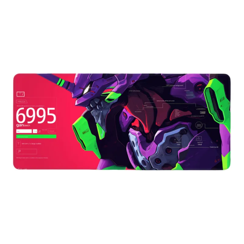 DANYIN Extra Large Evangelion Table Mats EVA Esports Computer Keyboard Pad Men's Thickened Home Mouse Pad Mouse Pads-12