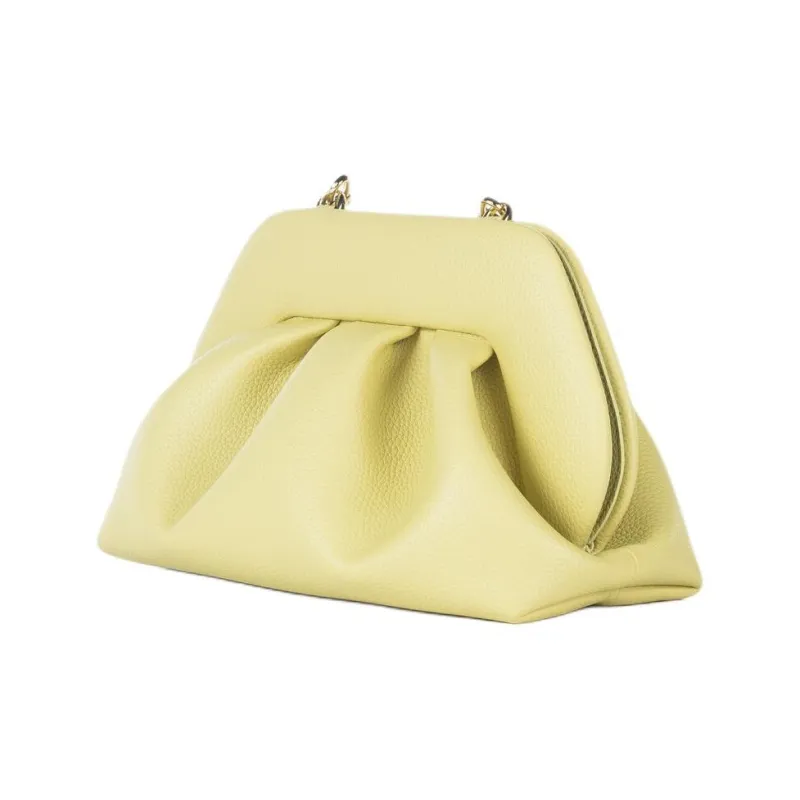 THEMOIRE Polystyrene Clutch Women's Yellow-1