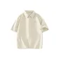 [Ice Silk Sun Protection Shirt]Apricot (Ho Color Block Mountain Chest Logo)