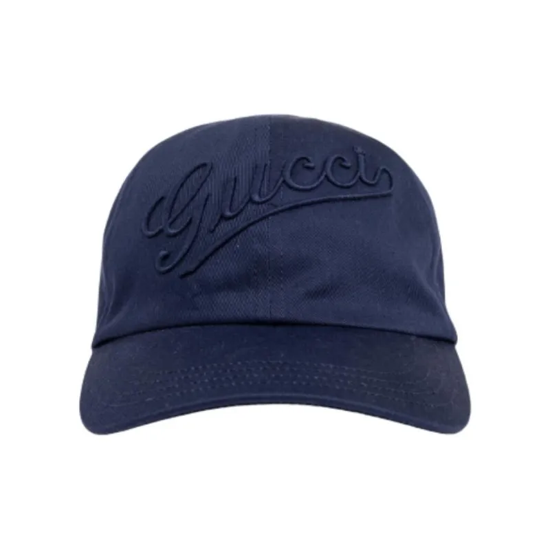 GUCCI Logo Embroidered Baseball Hat-0