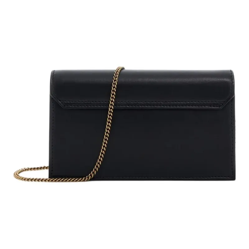 Roberto Cavalli Cattle Leather Crossbody Bag Women's Black-2