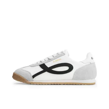 GLO BULL Slip Resistant, Abrasion Resistant, Breathable Low Top Casual Shoes Unisex White Black