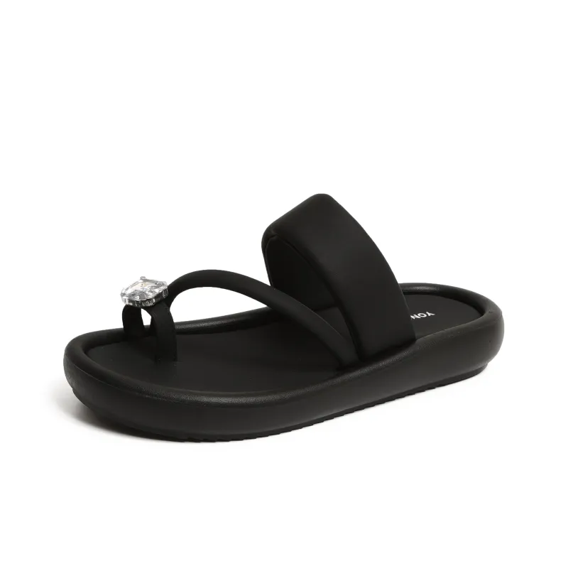 NUNZ Rubber Sole Odor Resistant Slide Slippers Women's-13