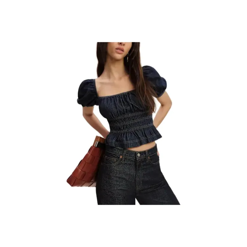 Reformation T Shirts Women's Dark Blue-0