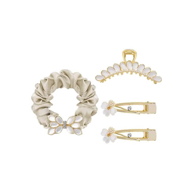 ROYALSASA Alloy, Faux Pearl Hair Clips Women's-0