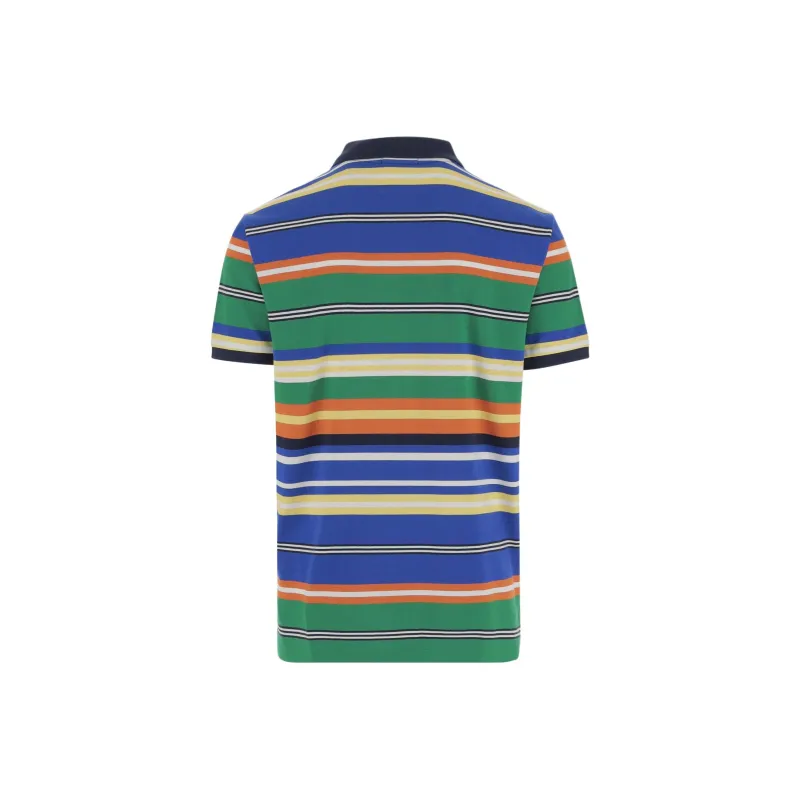 Polo Ralph Lauren Logo Embroidered Striped Polo Shirt-1