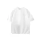 [Sorona Loose Fit Short-Sleeved]White (Tb Tang Lion Letter Chest Logo)