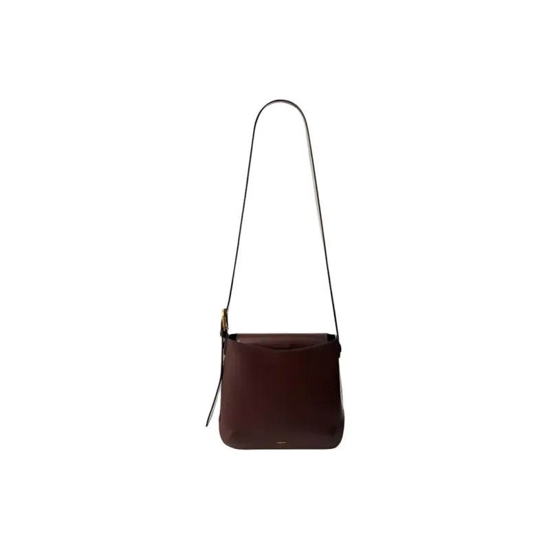 SOEUR Cow Leather Shoulder Bag Women's Brown-0