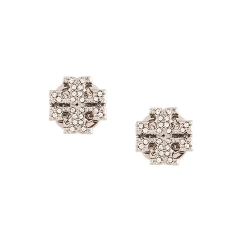 TORY BURCH Brass, Crystal Stud Earrings Unisex Gold