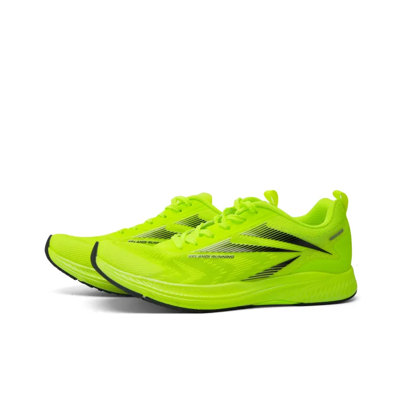 MANUEKLEAR Running Shoes Unisex Low Top Pink/Purple/Orange-2